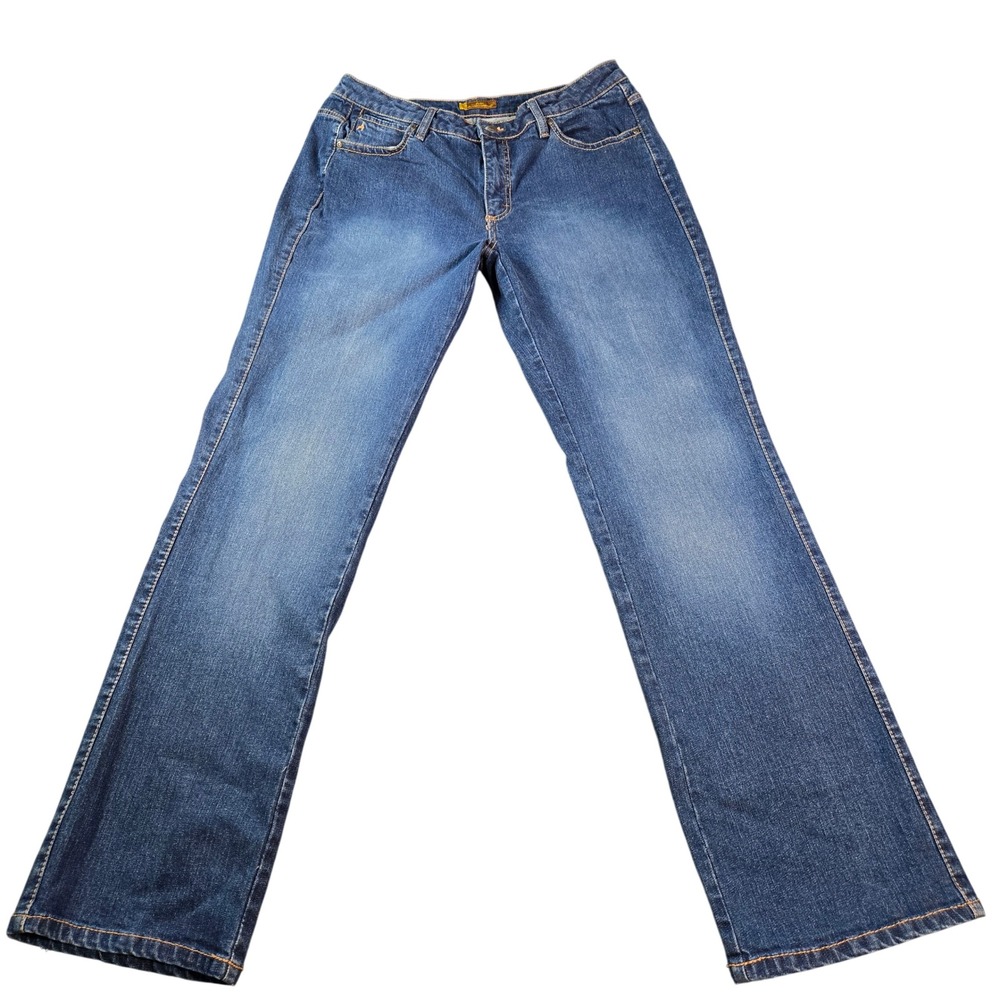 Aura from the Womens at Wrangler Straight Leg Jeans Size 14R TALL Waist Size 36"